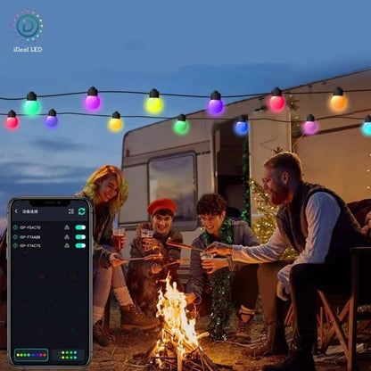 led rgb lampice za dekoraciju sa aplikacijom — detalj 3