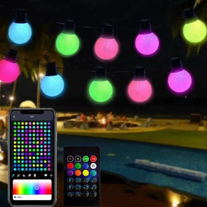 led rgb lampice za dekoraciju sa aplikacijom — detalj 4