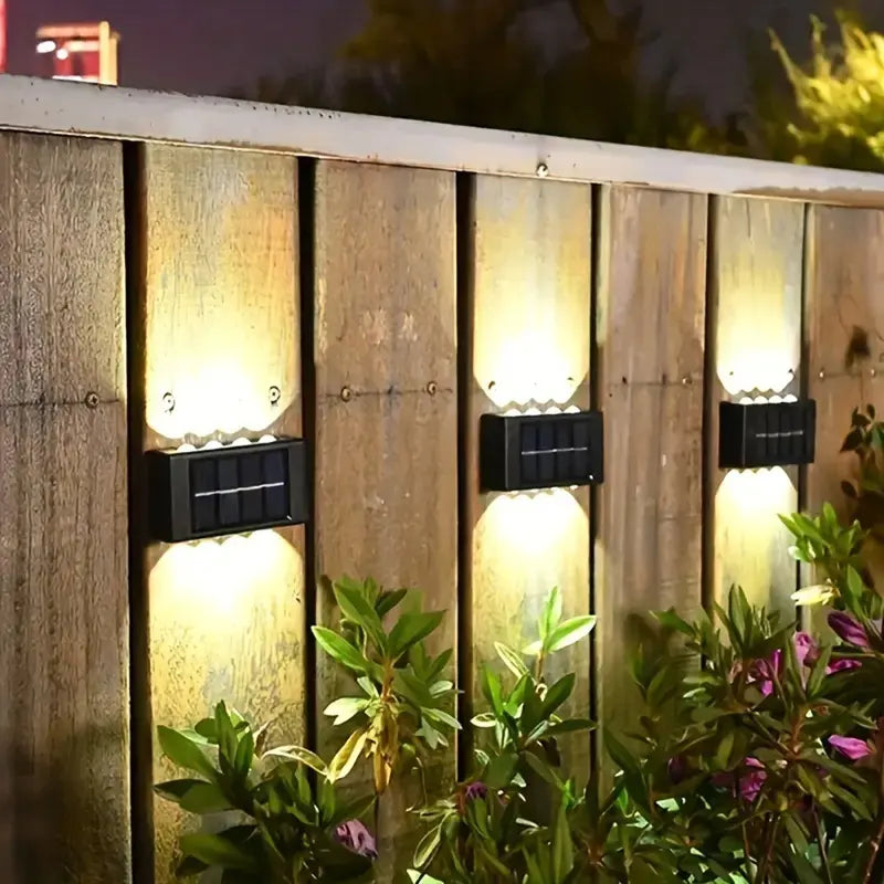 solarna zidna lampa sa 8 LED dioda — detalj 3