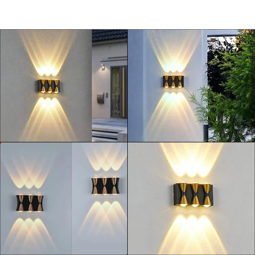LED spoljna zidna lampa na struju — detalj 5