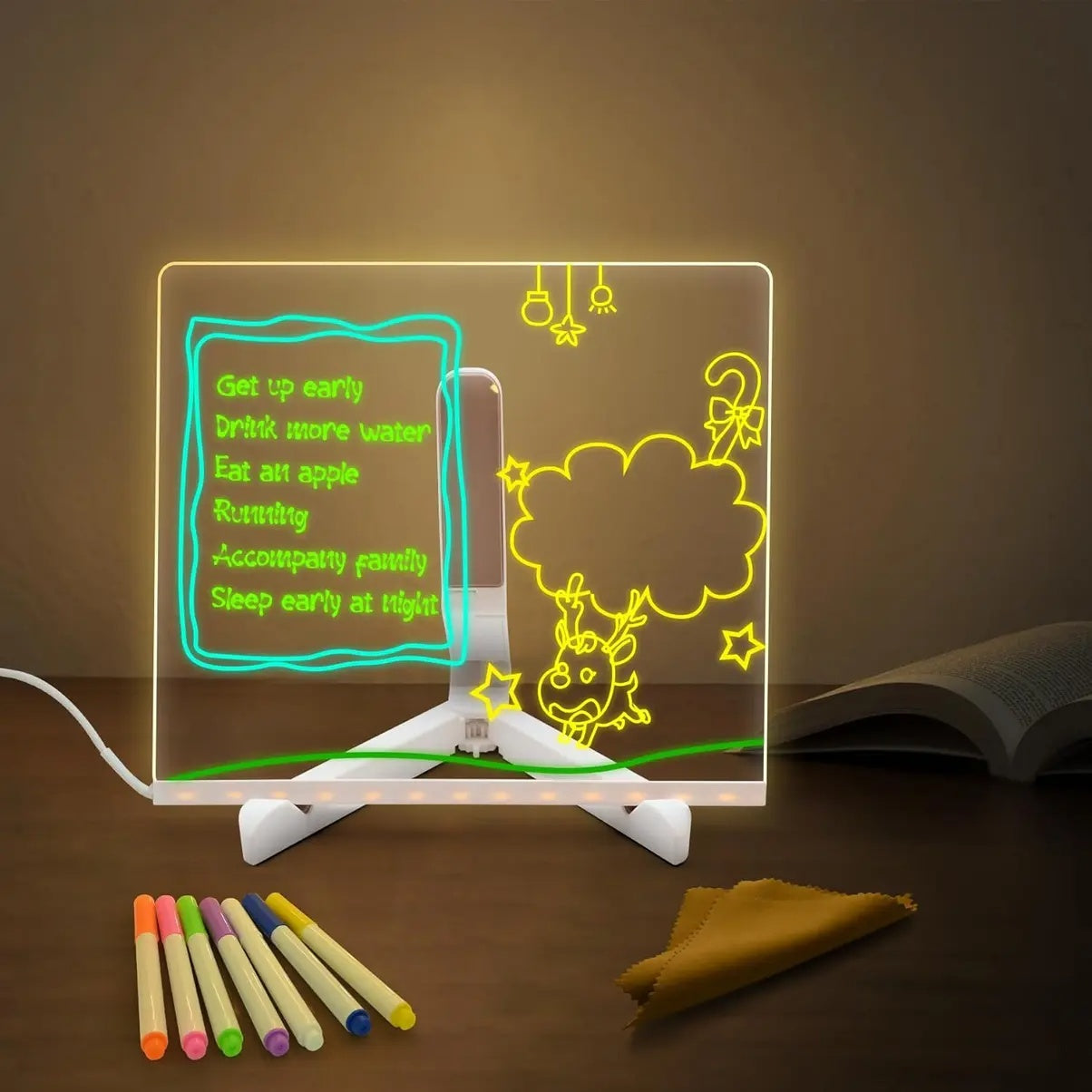 LED tabla za crtanje sa 7 boja — detalj 1