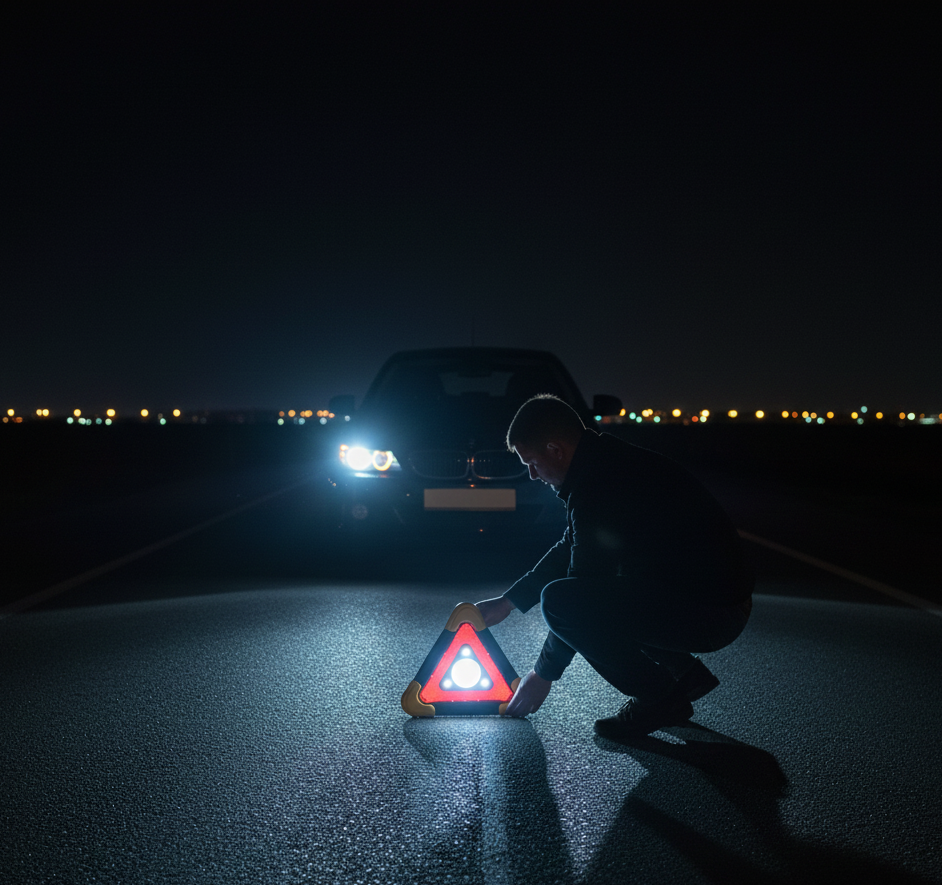 led upozoravajući trougao za auto — pregled