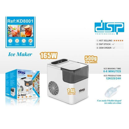 ledomat za kućnu upotrebu 12kg, DSP model sa specifikacijama i kutijom