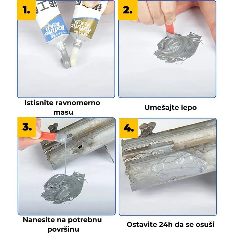 lepak za hladno varenje metala — detalj 5