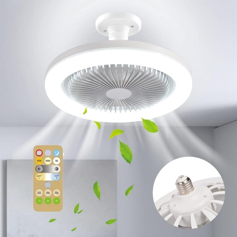 luster ventilator sa led svetlom — detalj 1