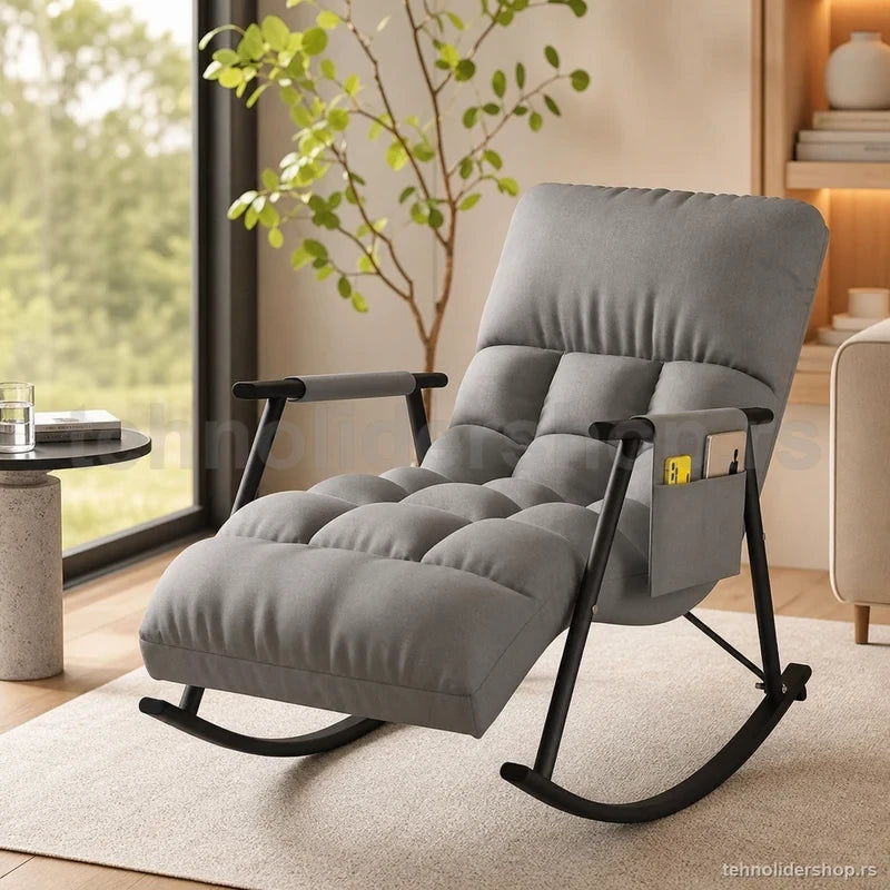 Lux Relax nordijska stolica ljuljaška — detalj 1