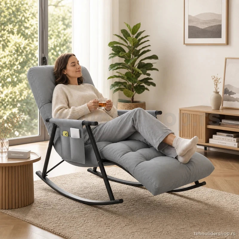 Lux Relax nordijska stolica ljuljaška — detalj 2