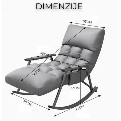 Lux Relax nordijska stolica ljuljaška — detalj 4