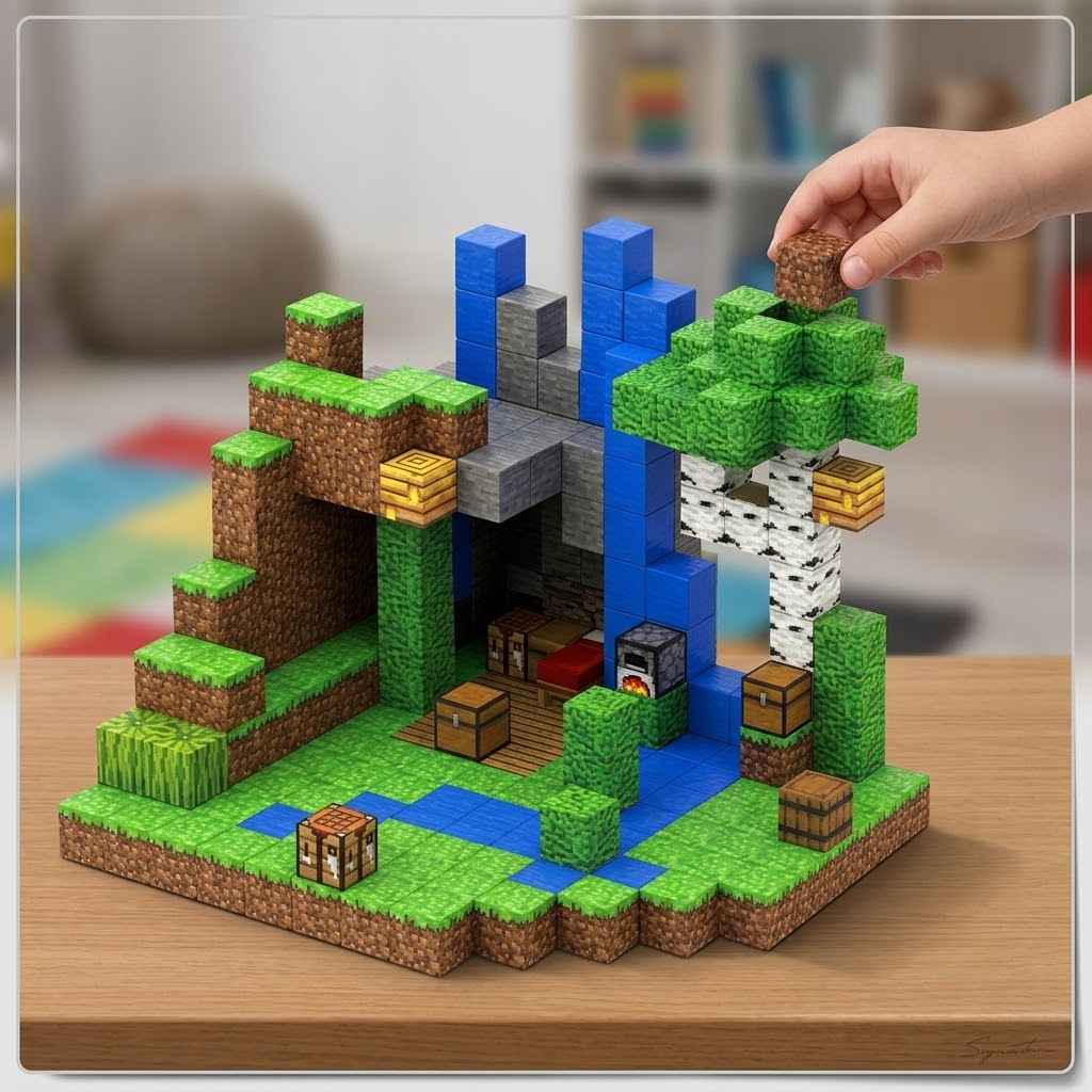 magnetne pixel kocke 500 delova — pregled
