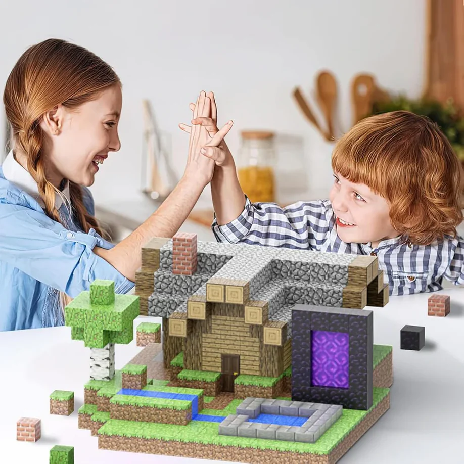 magnetne pixel kocke 500 delova — detalj 1