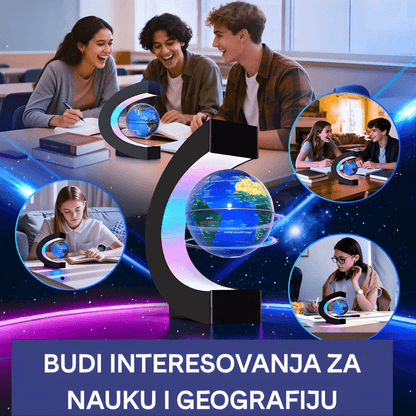 magnetni levitirajući globus — detalj 1