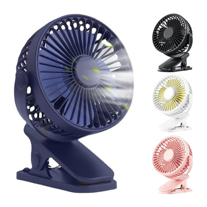 Punjivi mini ventilator sa štipaljkom