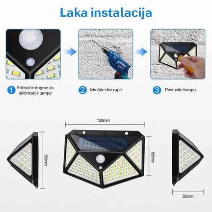 Led solarni reflektor 1+1 gratis