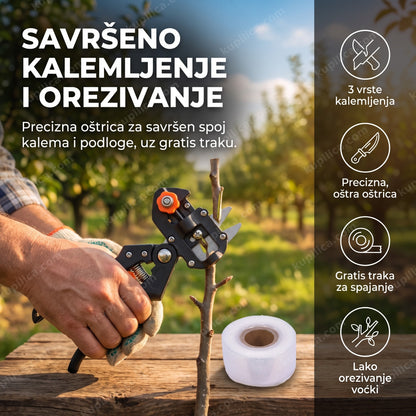 makaze za kalemljenje voćaka u bašti, prikaz benefita proizvoda