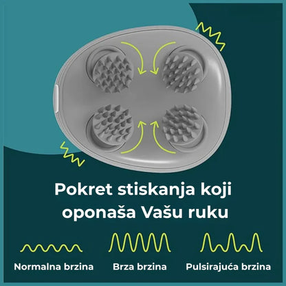 masažer za glavu sa 4 rotirajuće glave — detalj 4
