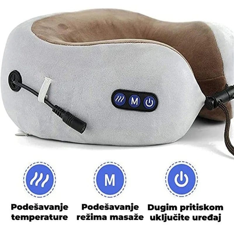masažer za vrat u obliku slova U — detalj 2