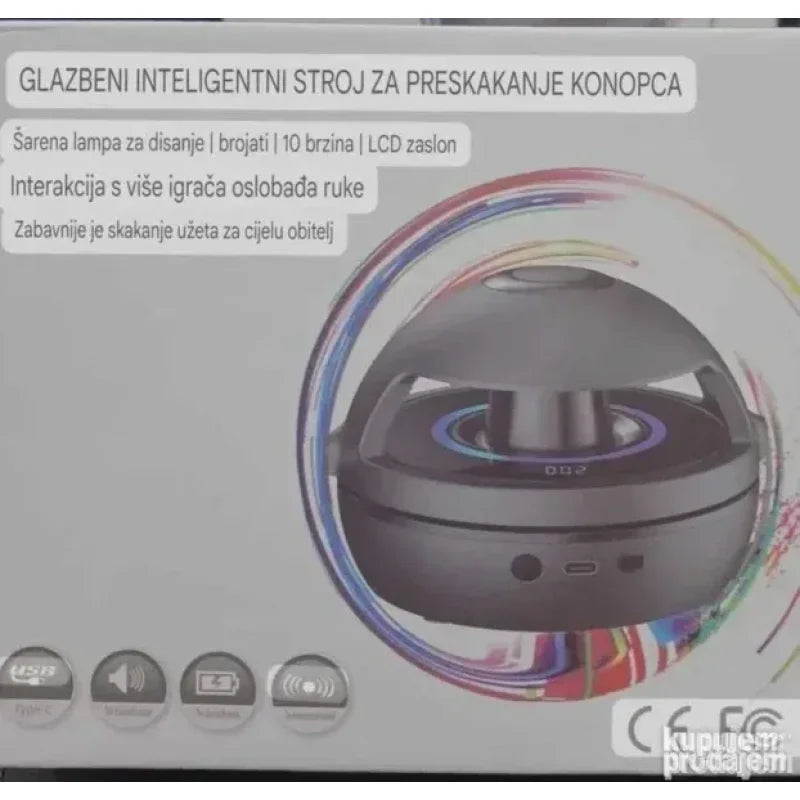 mašina za preskakanje užeta sa LED svetlom u pakovanju spremna za korišćenje