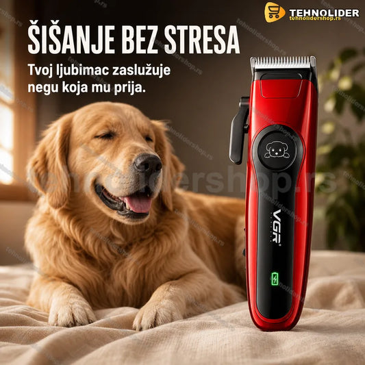 mašinica za šišanje pasa VGR V-202 sa oštricama od nerđajućeg čelika