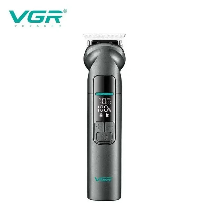 mašinica za šišanje VGR V-096 sive boje sa LED displejem na ekranu