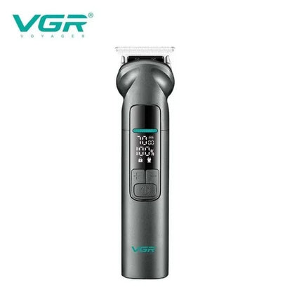 mašinica za šišanje VGR V-096 sive boje sa LED displejem na ekranu