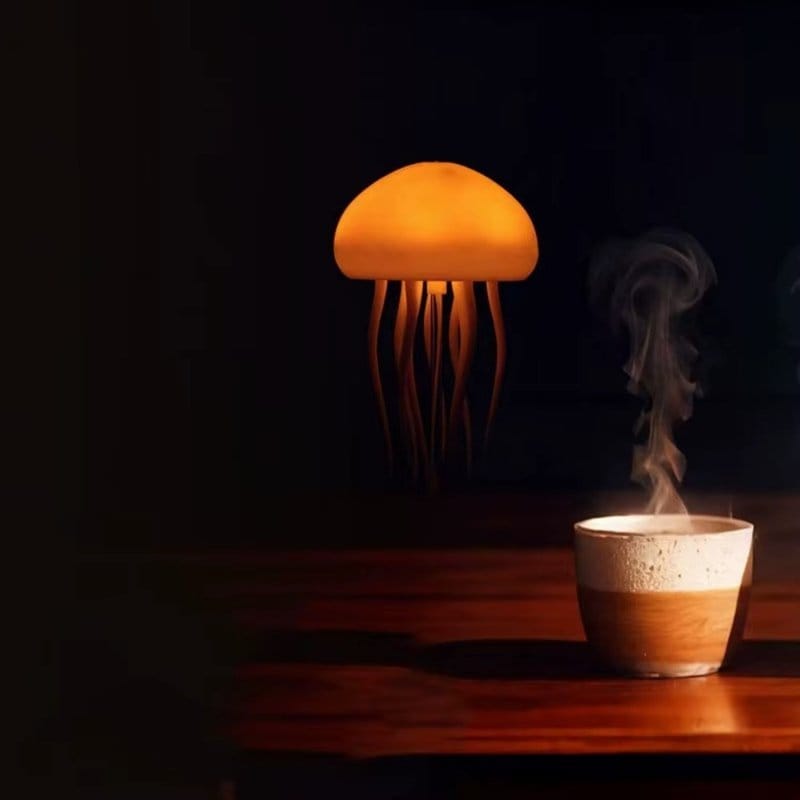 meduza lampa sa LED osvetljenjem — detalj 2