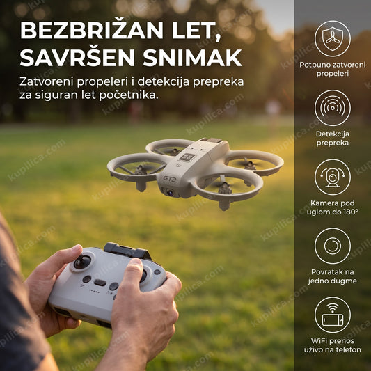 mini dron gt3 u letu na otvorenom, benefiti proizvoda