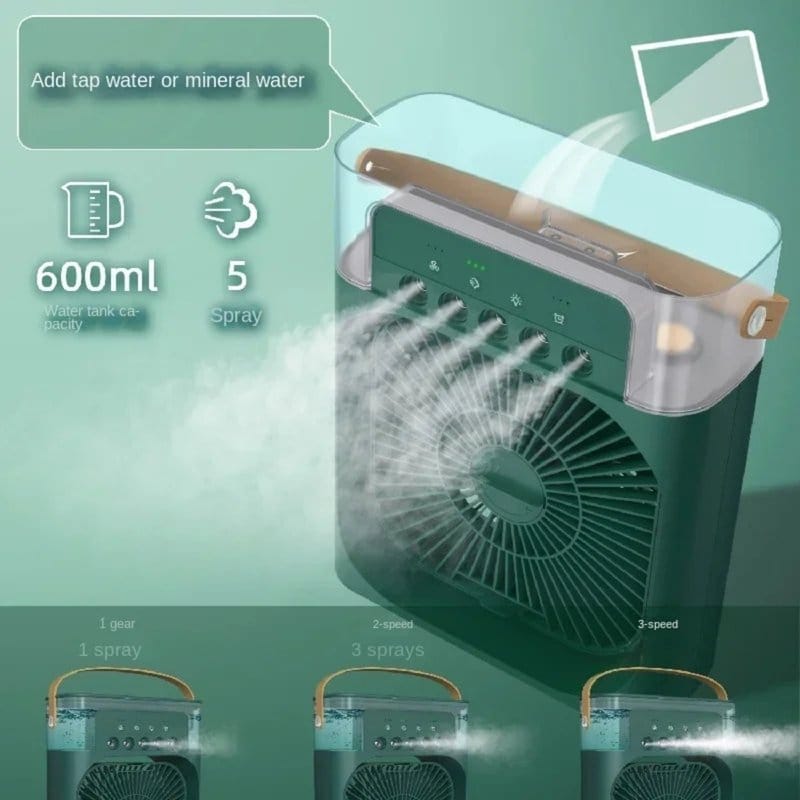 mini klima 5u1 vodena magla — detalj 12