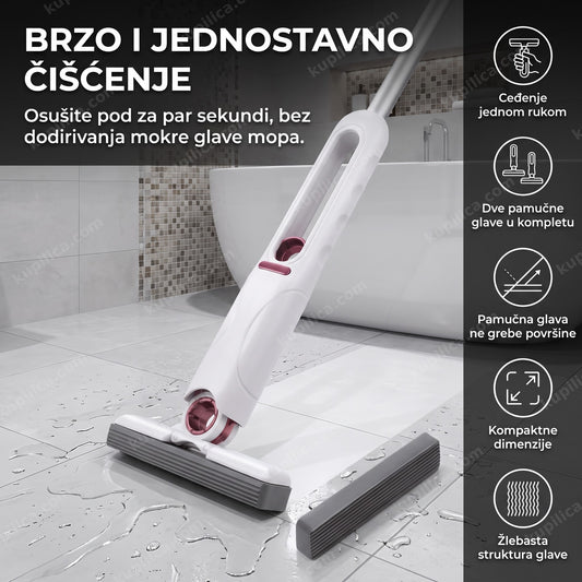 mini mop za čišćenje kupatilskih pločica pamučnom glavom, benefiti proizvoda