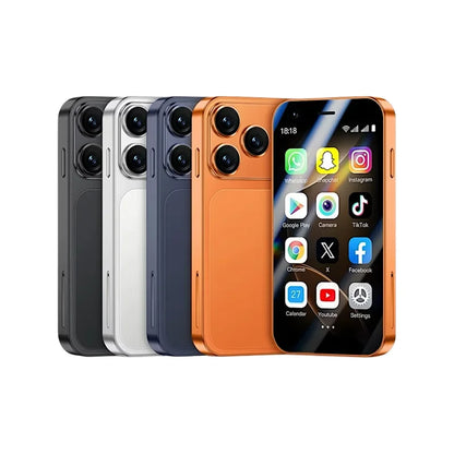 pametni telefon sa aplikacijama na ekranu pored tri druge boje