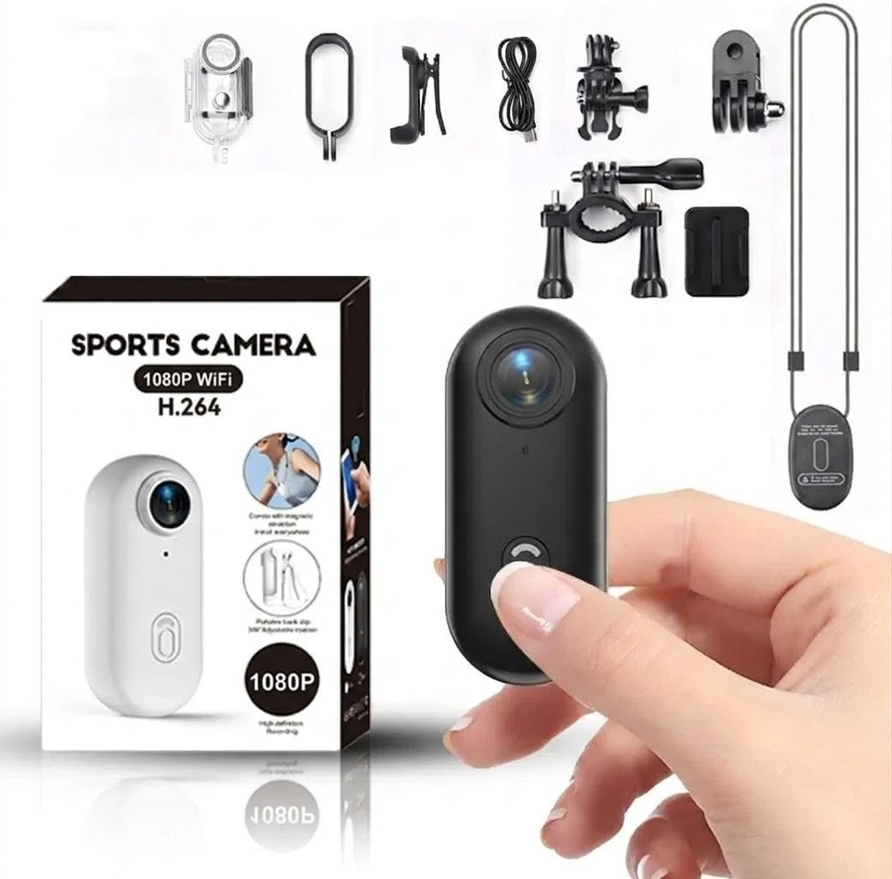 mini sportska kamera 1080P — pregled