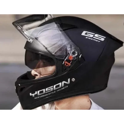 bočni profil integralne kacige YOSON GS Energy mat crna