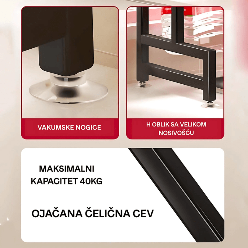 kuhinjska cediljka iznad sudopere — detalj 2