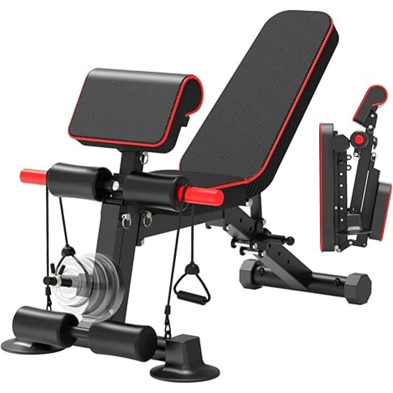 multifunkcionalna fitnes klupa za vežbanje sa nosačem za biceps