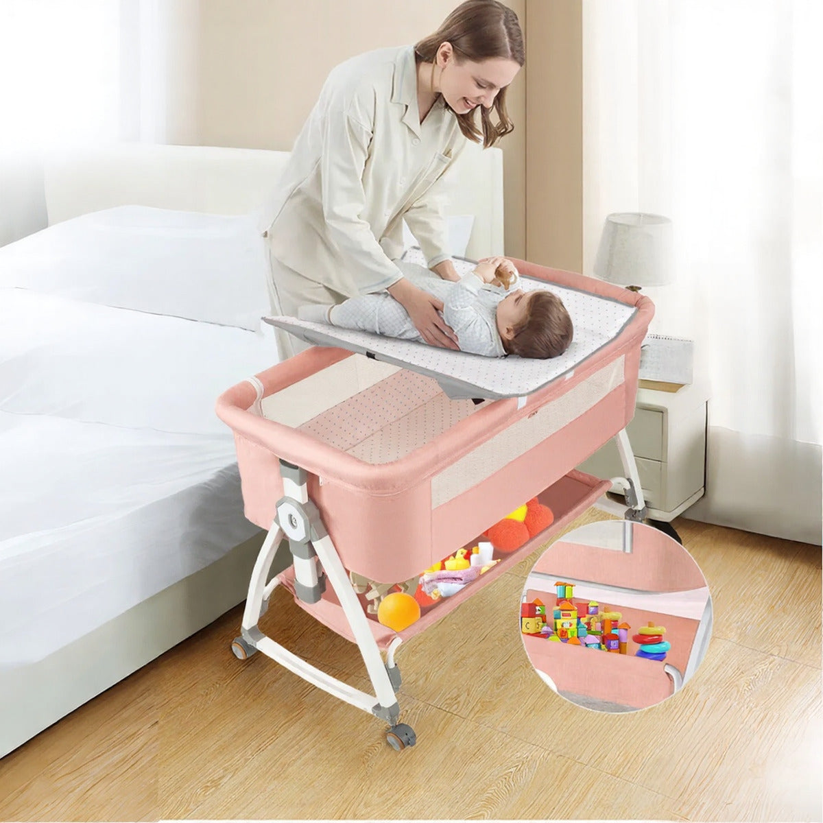 multifunkcionalni krevetac za bebe 6u1 — detalj 5