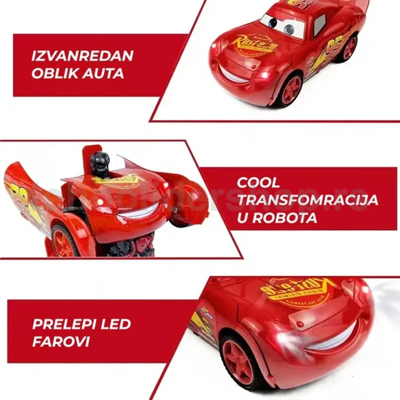 Munja Mekvin auto robot na daljinski — detalj 2