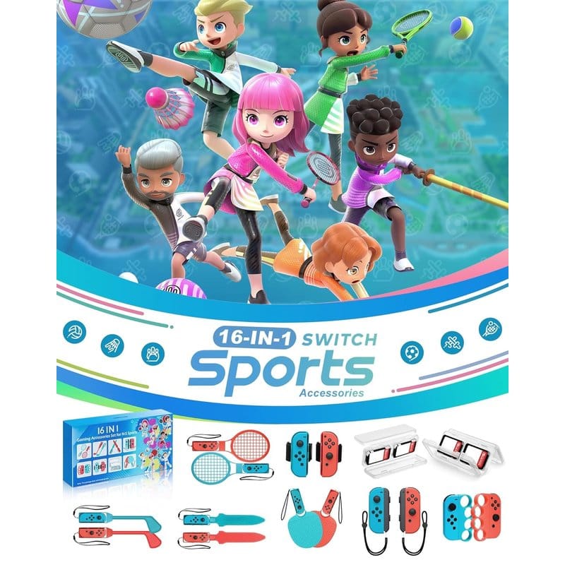 Nintendo Switch sportski set dodataka 16 u 1 — detalj 2