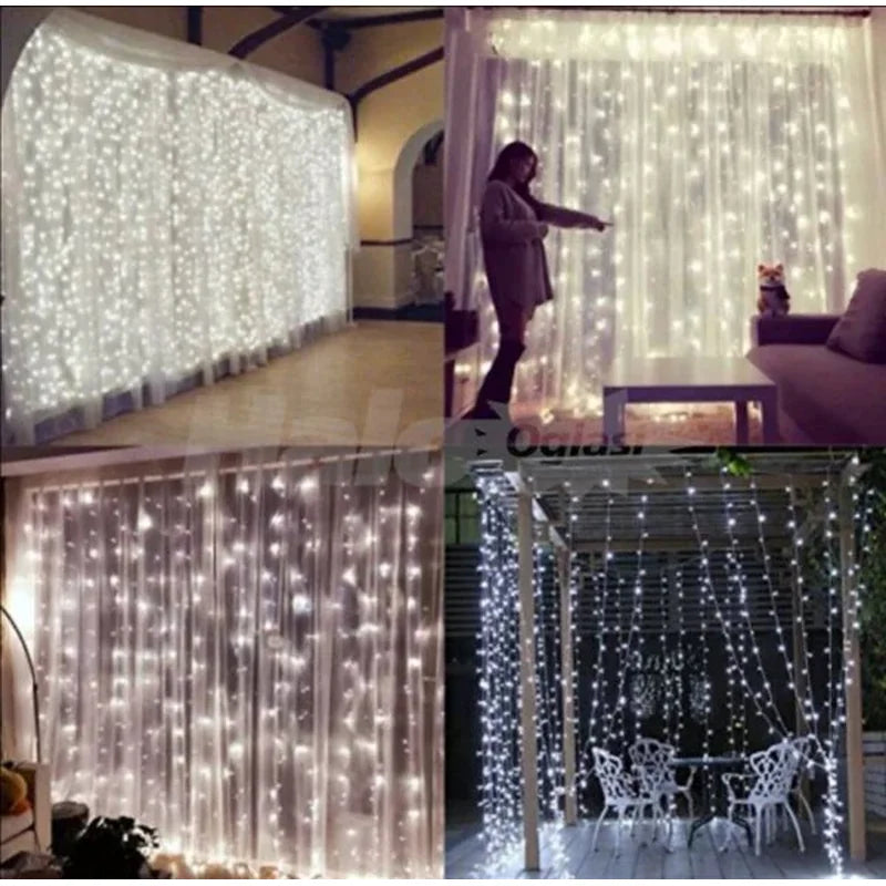 novogodišnja led zavesa 3x3m — detalj 2