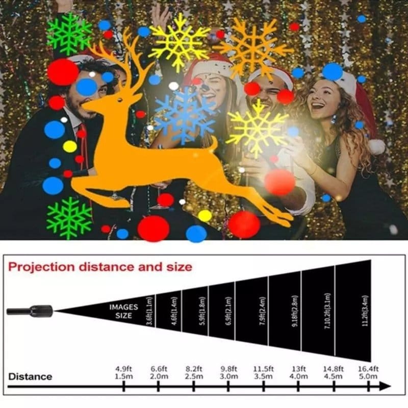 novogodišnji laser projektor sa 16 motiva — detalj 8