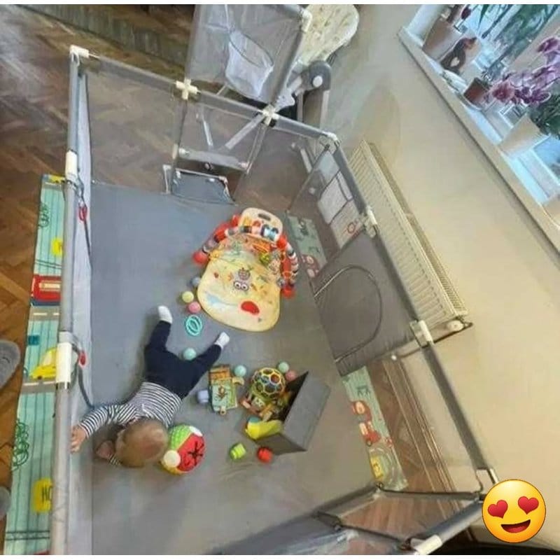 ogradica za bebe sa košem i golom — detalj 6