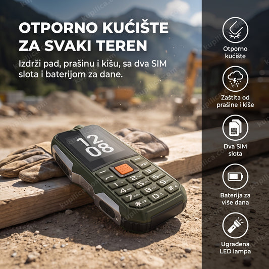otporan tastaturni telefon na steni gradilišta sa rukavicama, benefiti proizvoda