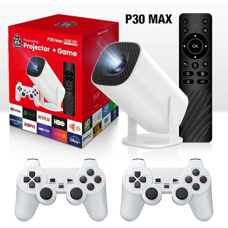 P30 MAX android projektor i retro konzola — pregled