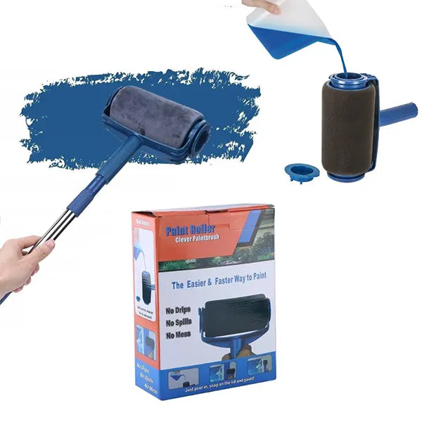 Paint Roller pri farbanju zida