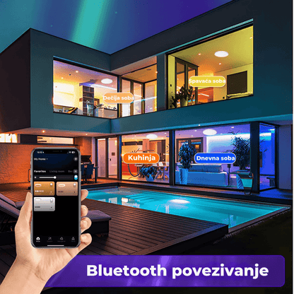 pametna led plafonjera sa daljinskim — detalj 2