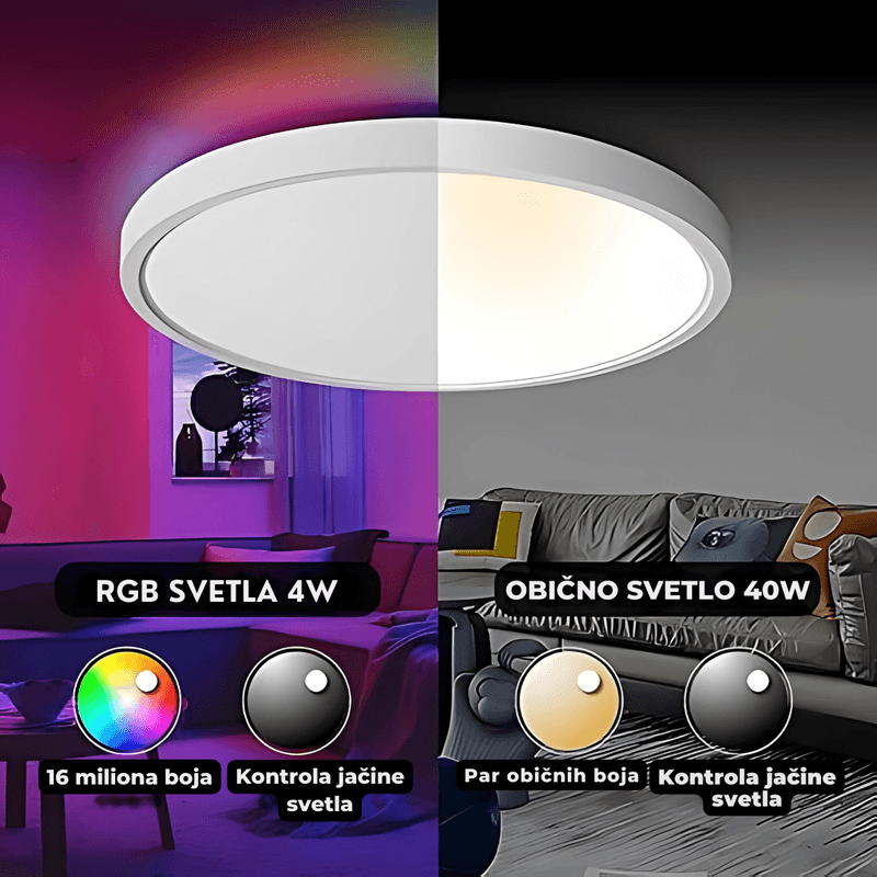pametna led plafonjera sa daljinskim — detalj 4