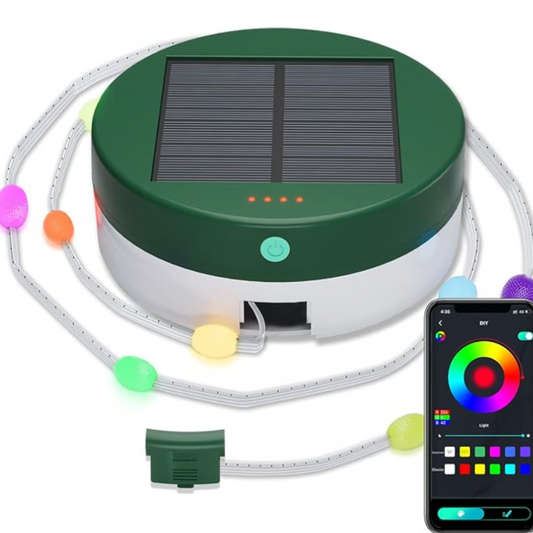 pametna solarna kamp led lampa — pregled