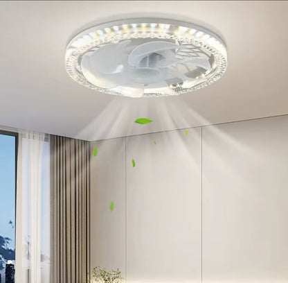 pametni luster ventilator sa LED svetlom — pregled