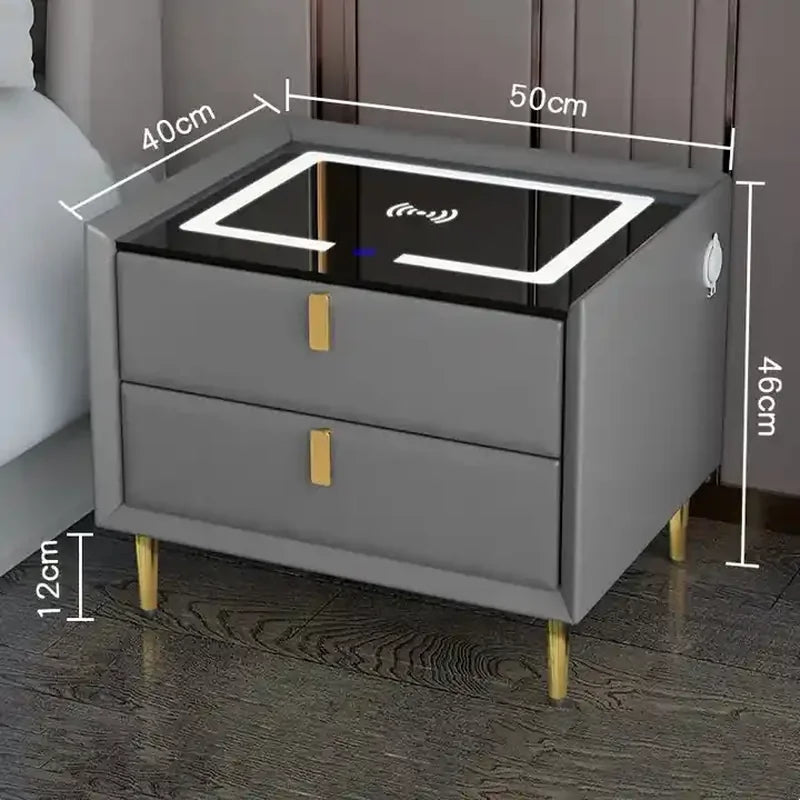 pametni noćni stočić sa otiskom prsta — detalj 6