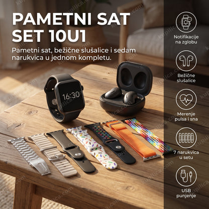 pametni sat i20 ultra max set sa slušalicama i narukvicama, benefiti proizvoda