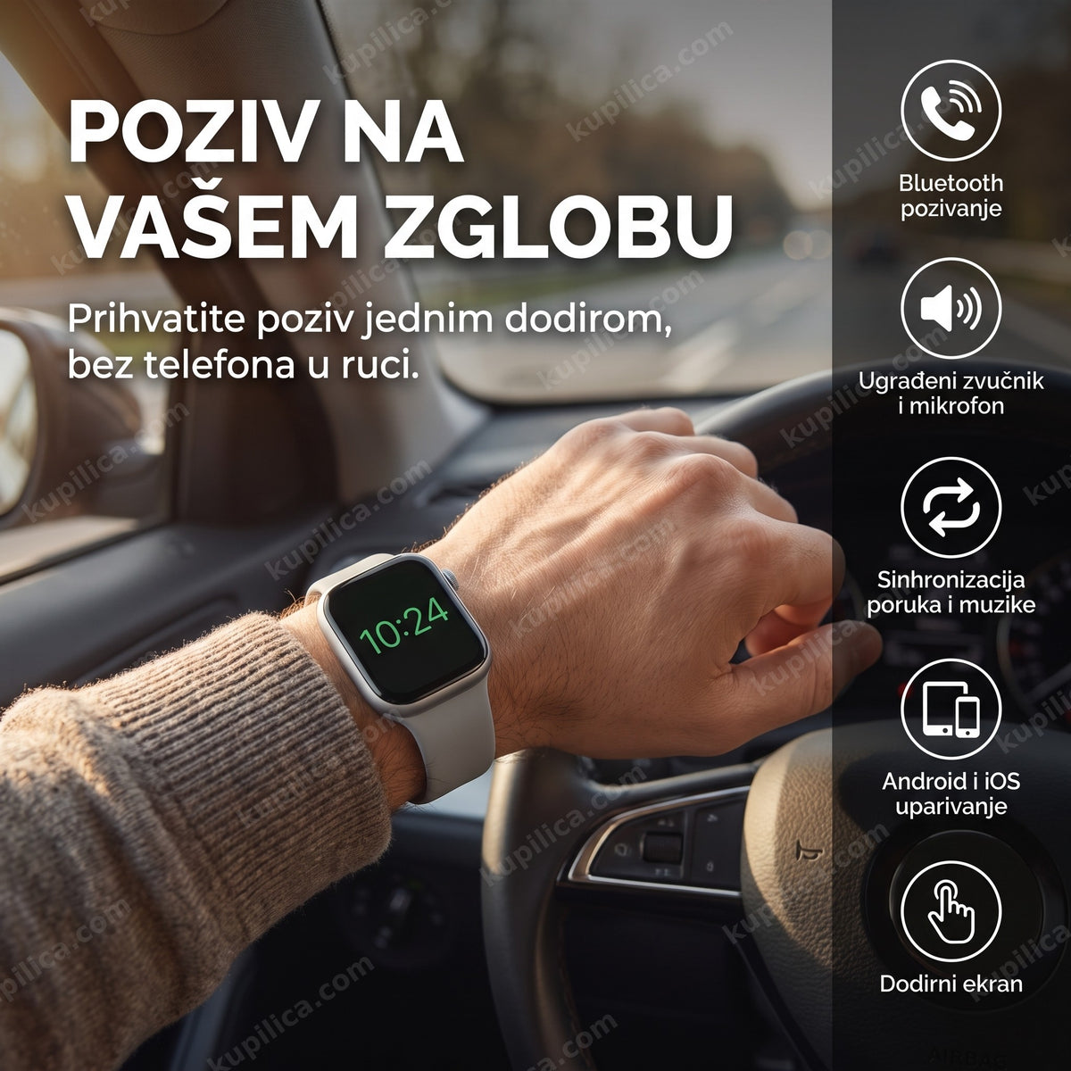 pametni sat s9 ultra sa bluetooth pozivanjem na ruci vozača, benefiti proizvoda