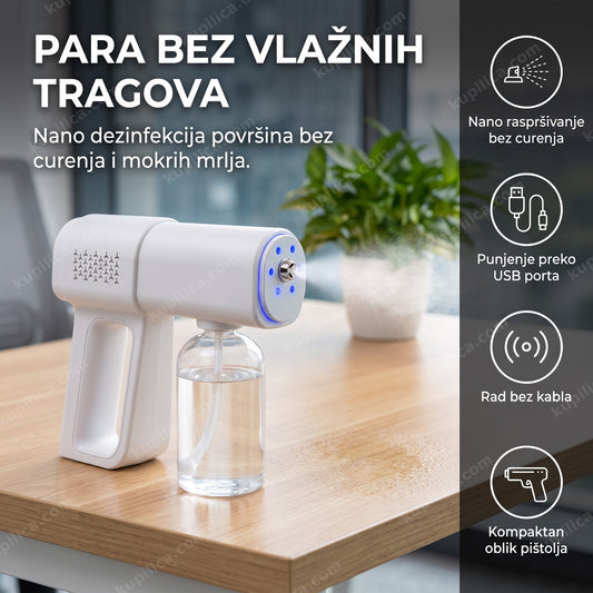 Bežični parni pištolj za dezinfekciju radnog stola parom, benefiti proizvoda